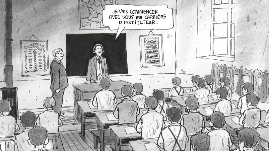 "Élise et Célestin Freinet - L'éducation en liberté" (éd. Delcourt, 2022) ©éditions Delcourt