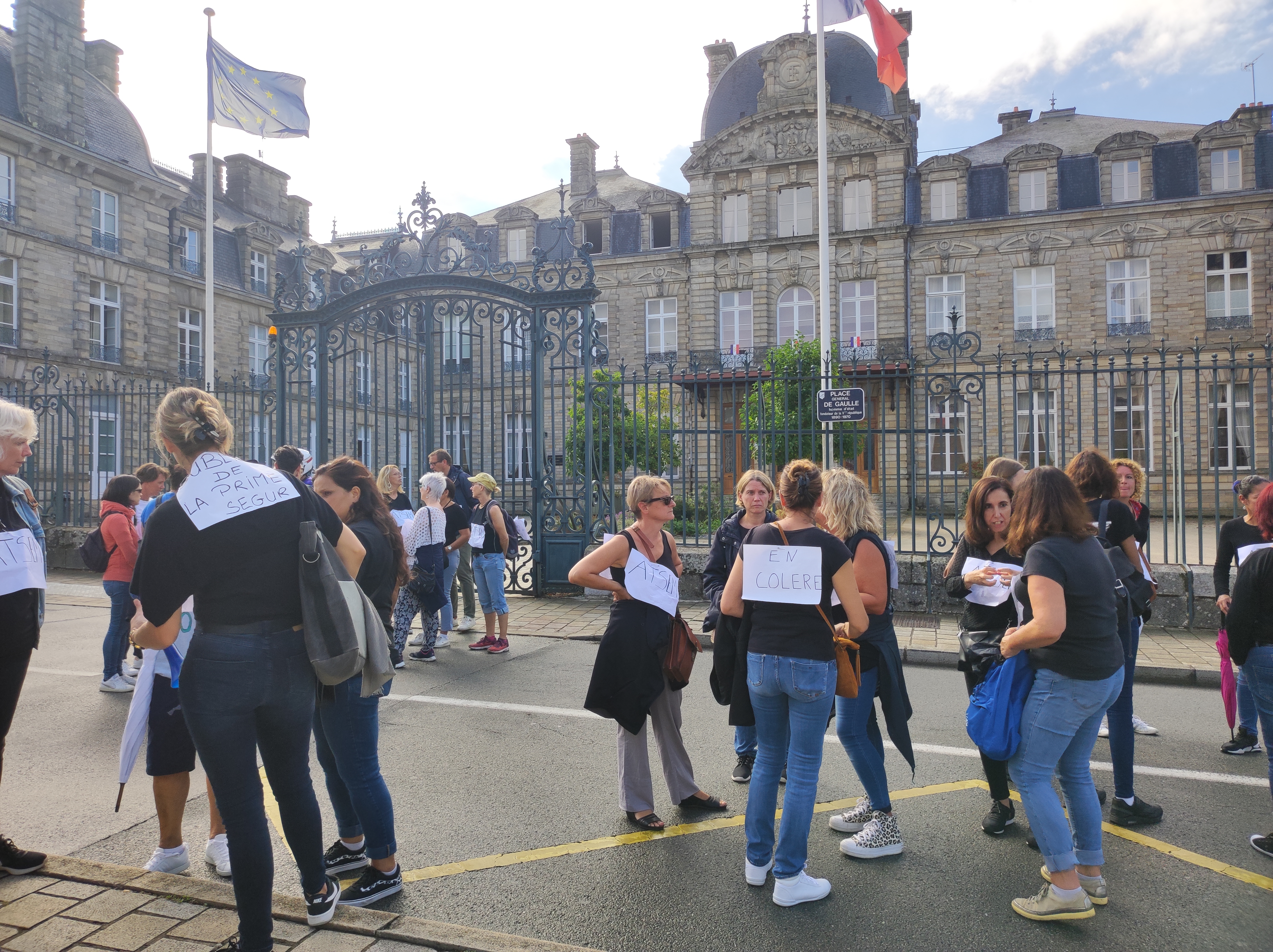 ATSEM de la Ville de Vannes en grève 