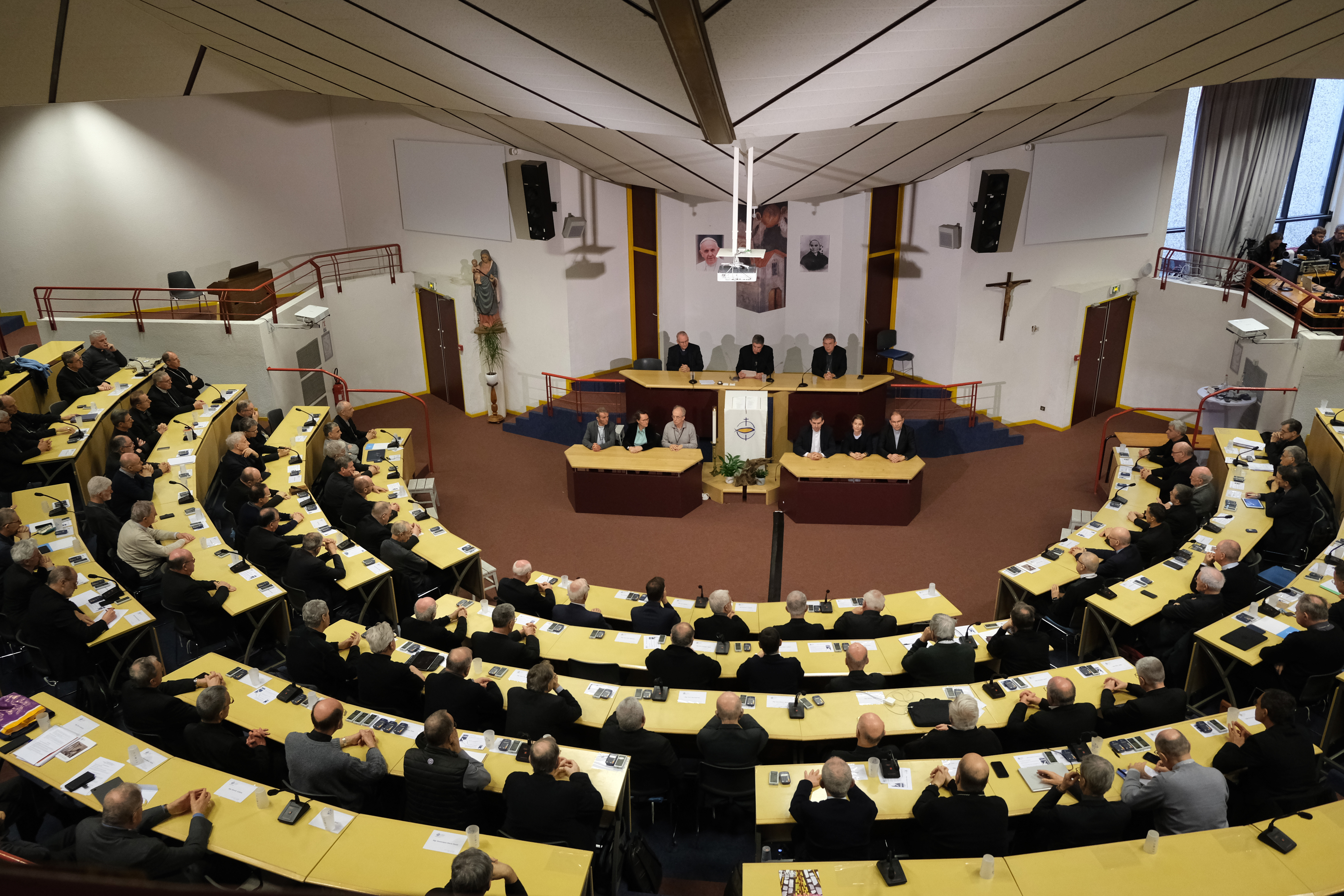 Discours de clôture de l'Assemblée plénière des évêques, présidée par Mgr Eric de Moulins-Beaufort. A Lourdes, le 31 mars.