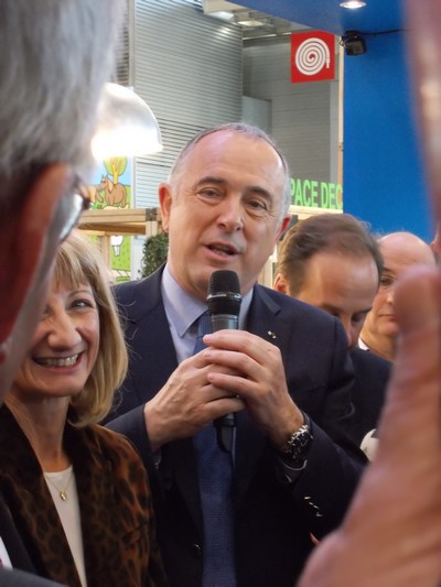 Inauguration du stand Dr&Atilde;&acute;me par le ministre de l&acirc;agriculture, Didier Guillaume 